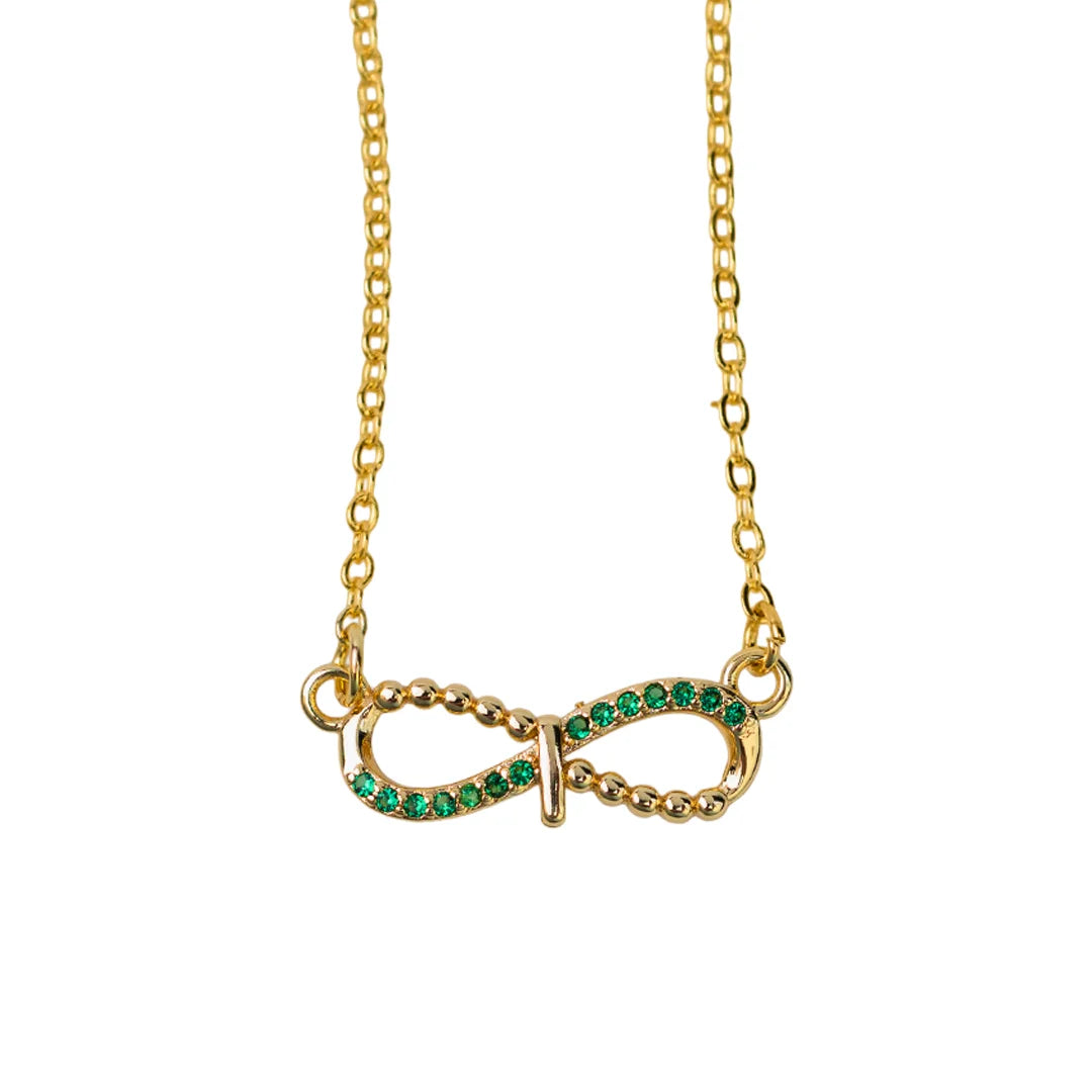 Cadena infinito en oro laminado - Maria