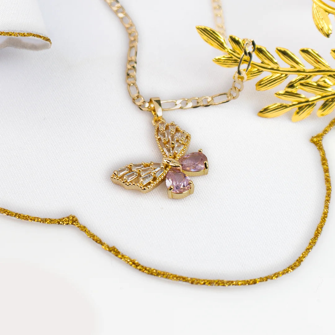 Cadena en oro laminado - Blanca