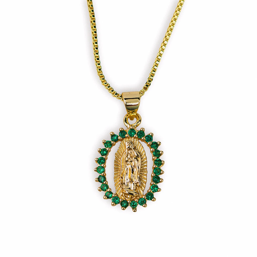Cadena en oro laminado - Guadalupe