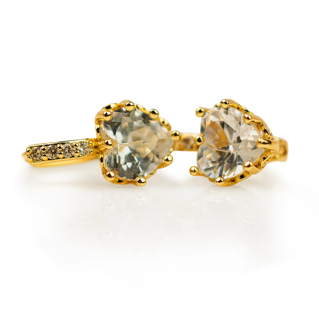 Aretes en oro laminado - Isabel