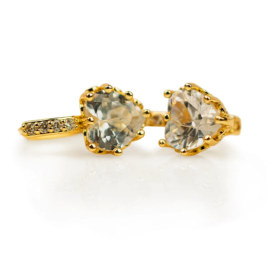 Aretes en oro laminado - Isabel