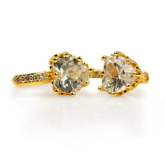 Aretes en oro laminado - Isabel