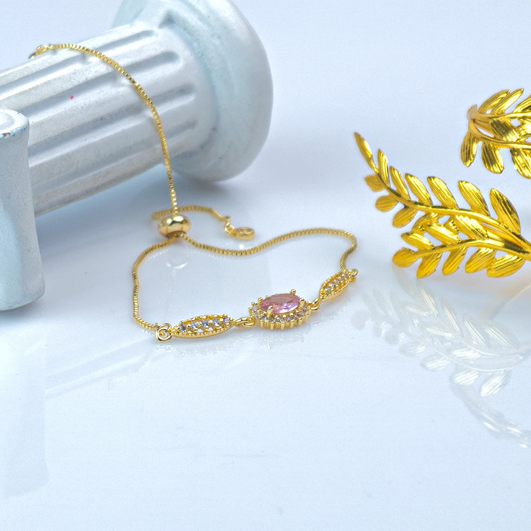 Pulsera en oro laminado - Aura
