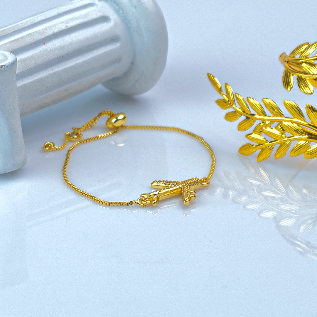 Pulsera en oro laminado - Colombia