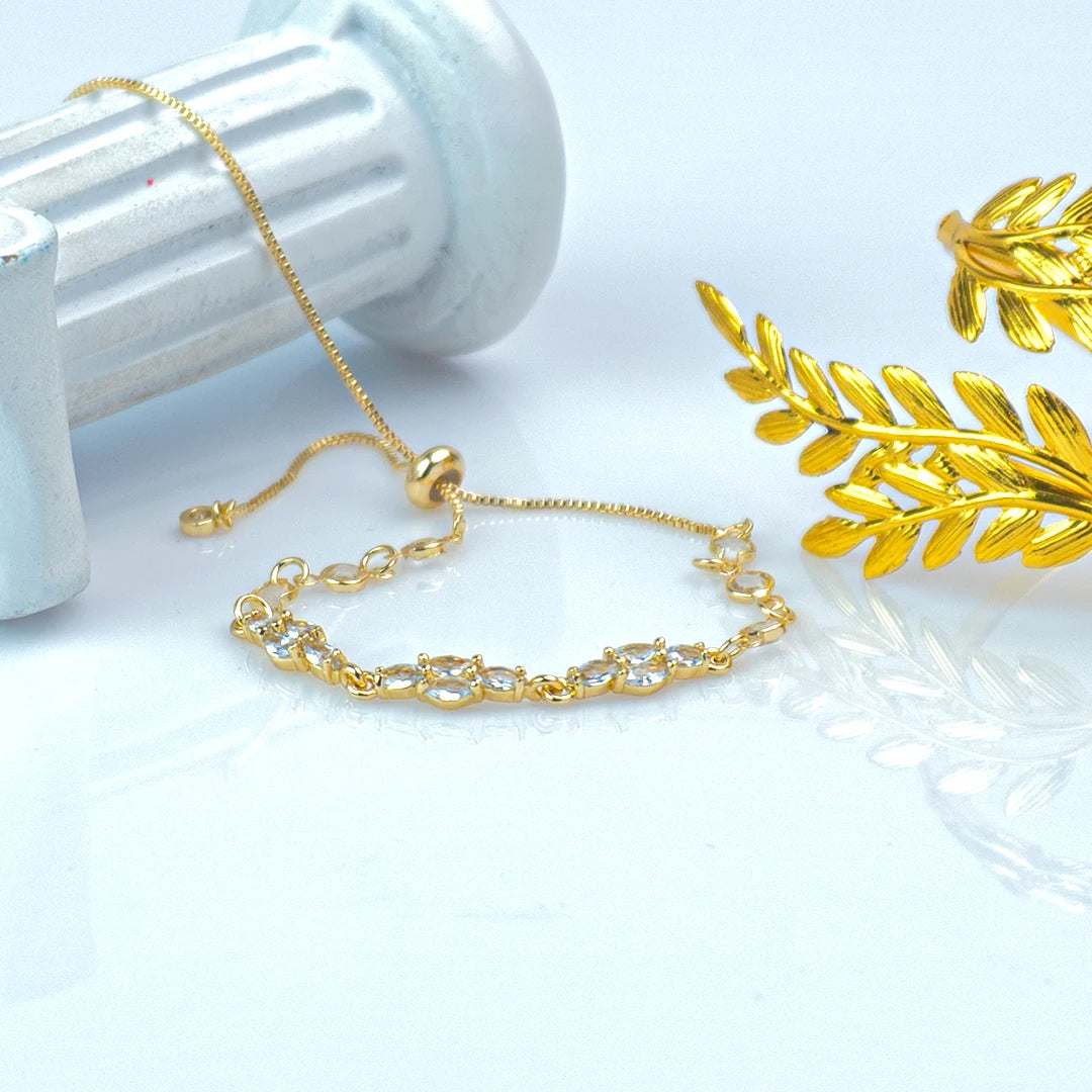 Pulsera en oro laminado - Cristina