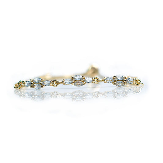 Pulsera en oro laminado - Cristina