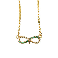 Cadena infinito en oro laminado - Maria