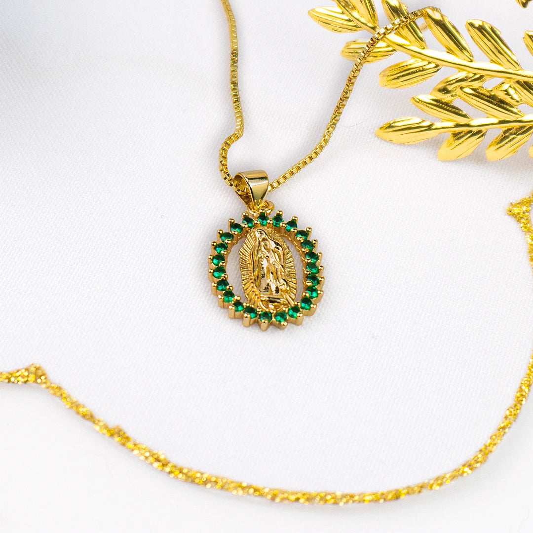 Cadena en oro laminado - Guadalupe