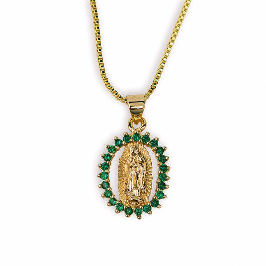 Cadena en oro laminado - Guadalupe